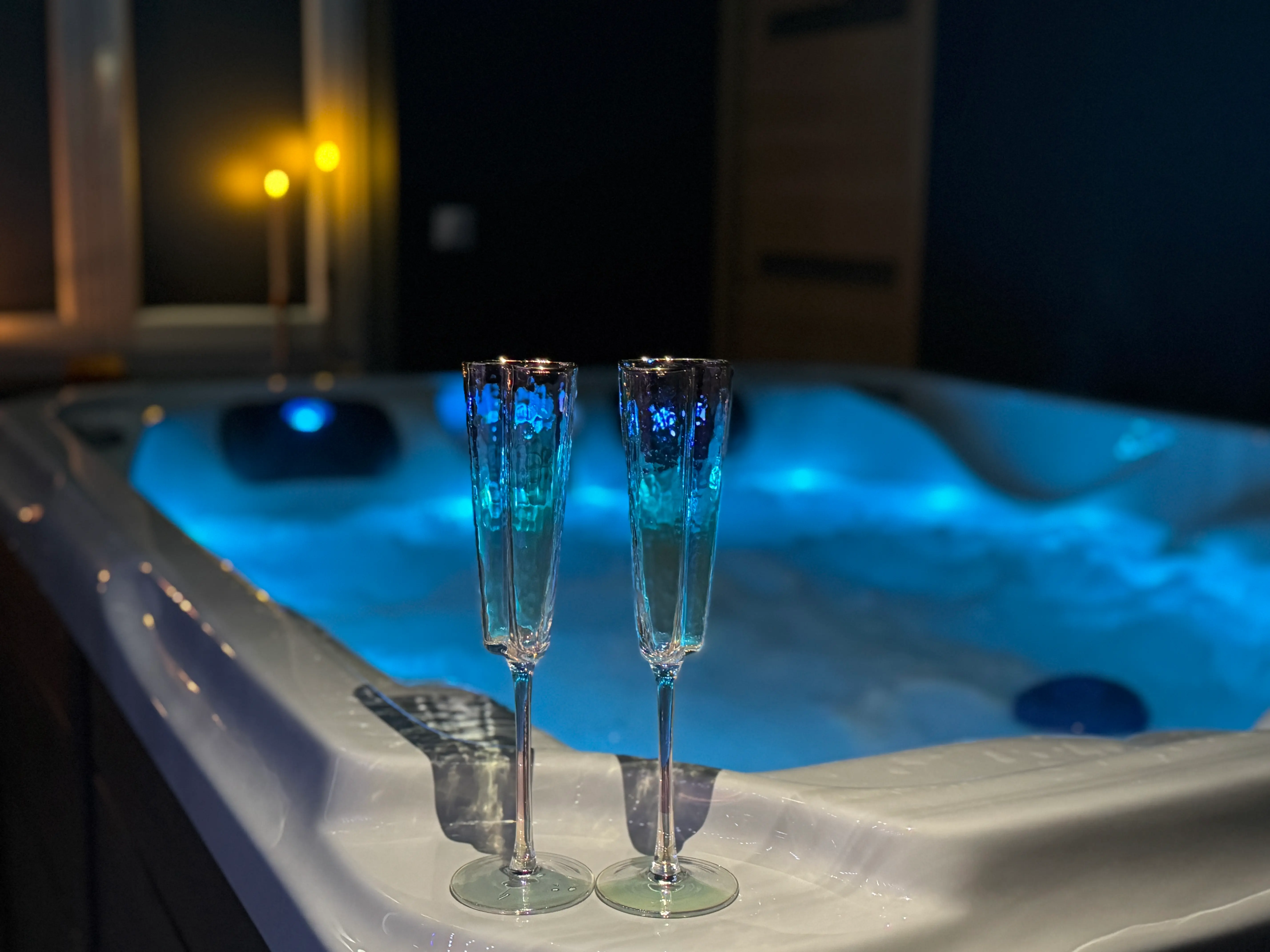 Intérieur du sauna privatif luxueux Nord